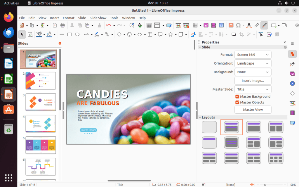 PowerPoint alternative: LibreOffice Impress