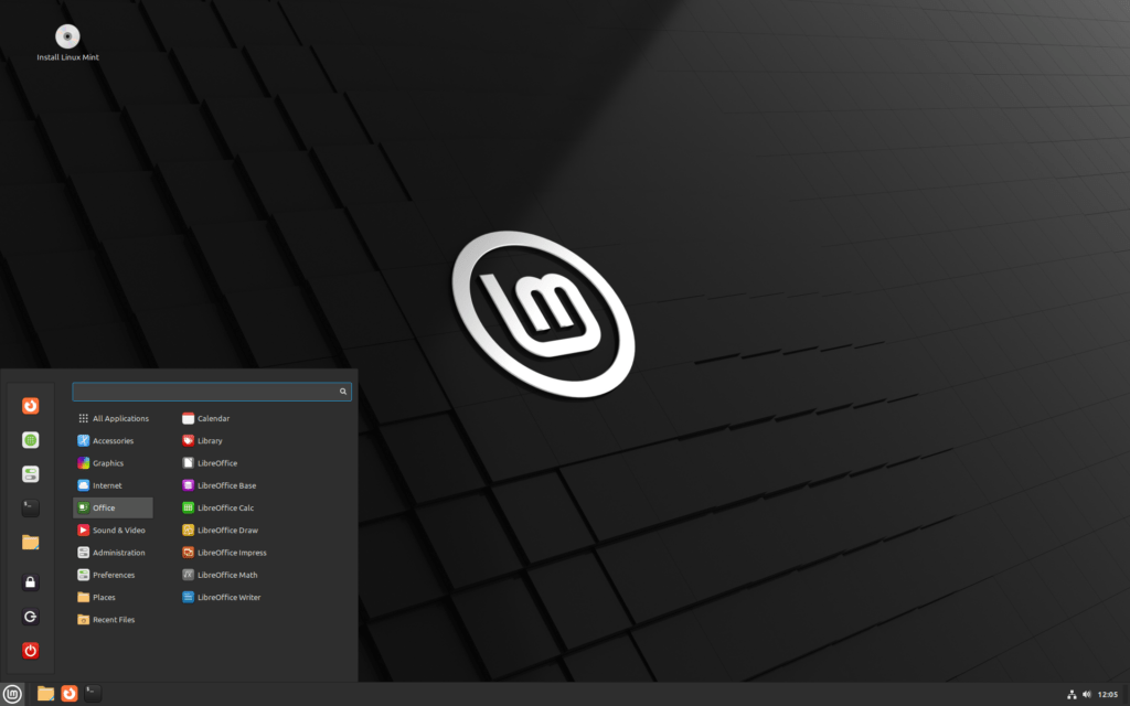 Linux Mint-Bildschirmfoto