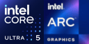 Intel® Core™ Ultra 5 processor 125HIntel® Arc™ iGPU met AI Boost